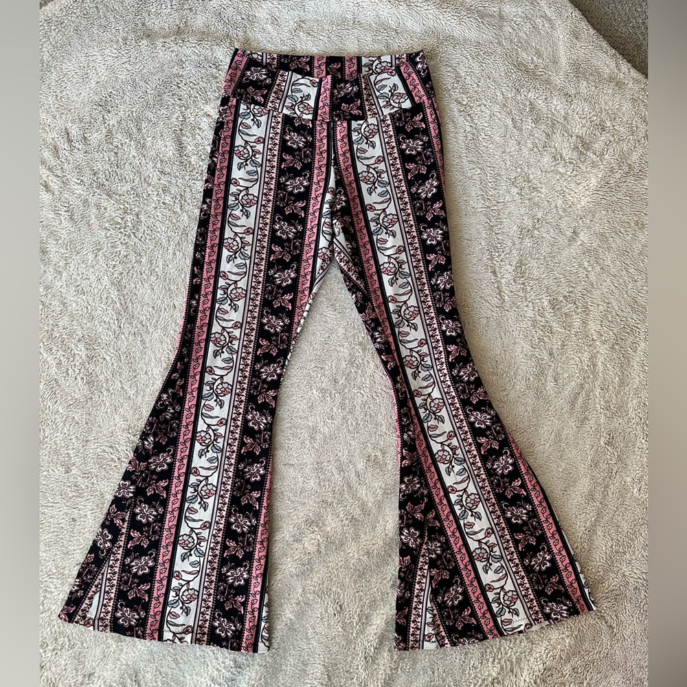 Handmade Floral Festival Bell Bottoms by Hold Your Colour